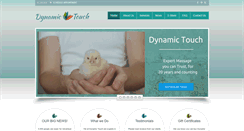 Desktop Screenshot of dynamictouchmassage.com